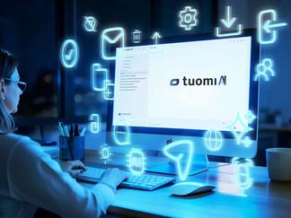 Technikerin überprüft ein Netzwerk mit ihrem Laptop im Serverraum